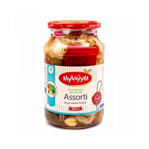 "Mylaýym" marinada ýatyrylan gök önümler Assorti 900ml
