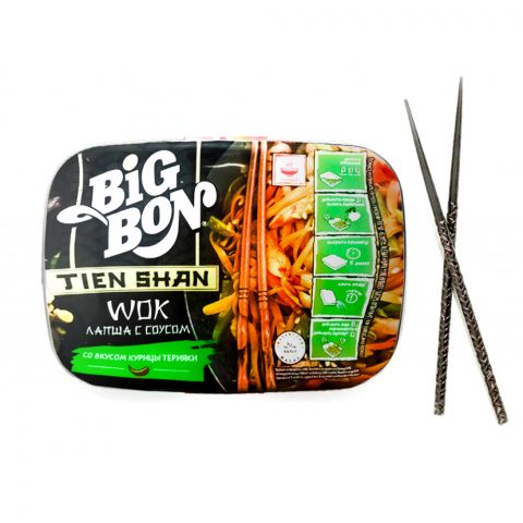BigBon Sously un aş (Teriýaki towuk tagamly) 85g