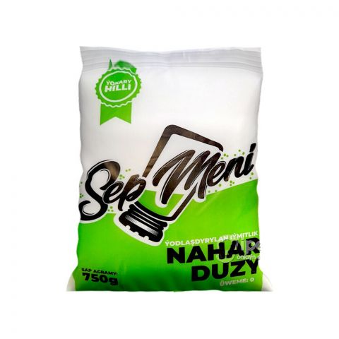 Ýotlaşdyrylan iýmitlik nahar duzy "SepMeni" 1kg