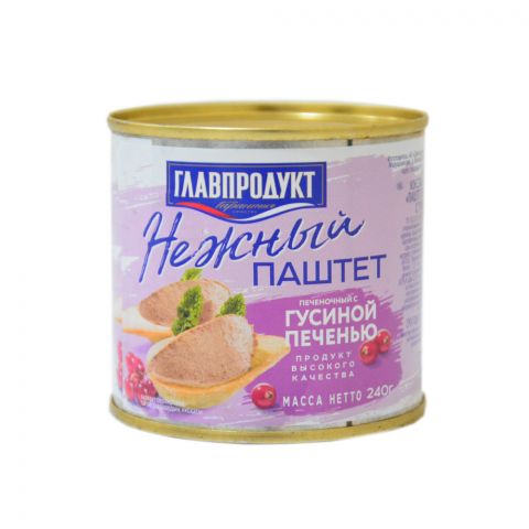 GlawProdukt Nežnyý paştet gaz bagryndan 240g