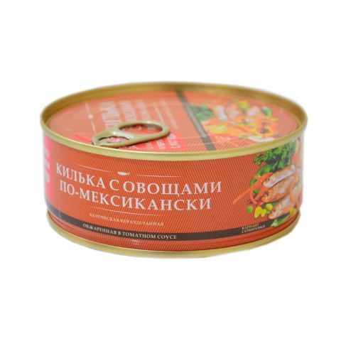 ZaRodinu Gawaýi Baltik butin kilkasy gök önümler bilen (Meksika) 120g