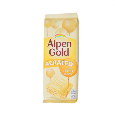 AlpenGold Aerated Ak gözenekli 80g