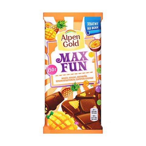AlpenGold MaxFun partlaýjy karamel,mango, ananas,marakuýa 150g