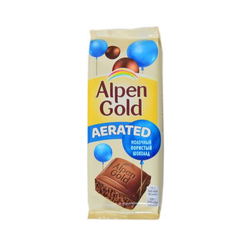 AlpenGold Aerated süýtli gözenekli 80g
