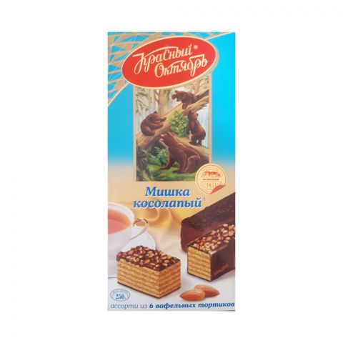 6 görnüşli wafli tort "Krasnyý oktýabr" 250g