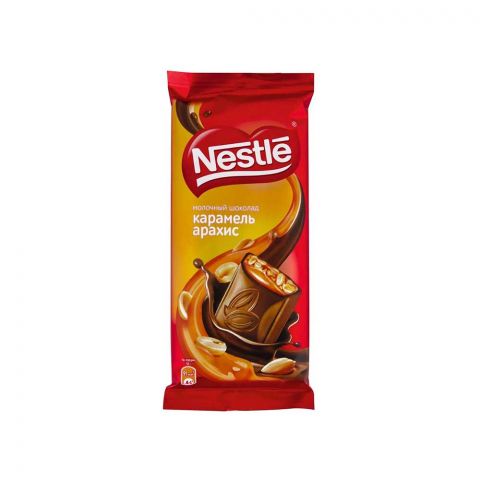 Шоколад Nestlé "Карамель и арахис" молочный