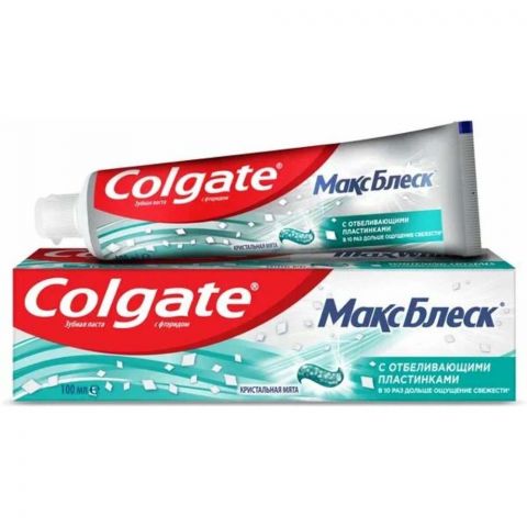 Diş pastasy Colgate "Max blesk" agardyjy plastinkaly 50ml