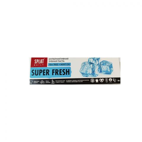 Diş pastasy "Splat" Super Freş çaý agajy + narpyz ýagy 100g