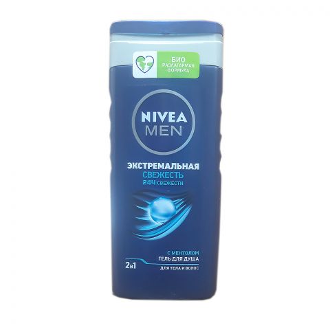 NIVEA MEN ekstrimal tämizlik 1de2 beden we saç üçin duş geli 250ml