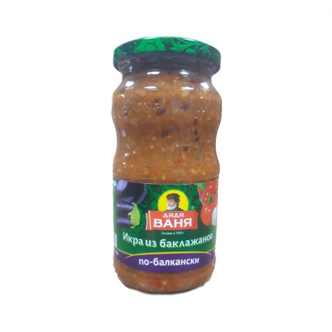 Balkan düzgüninde gaplanan baklajan-ikrasy Daýadýa Wanýa 460g