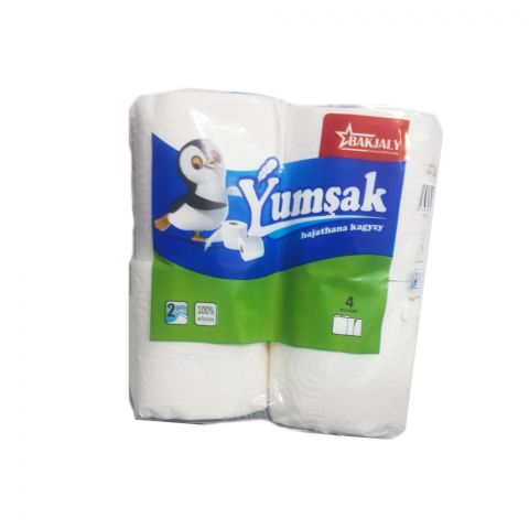 Hajathana kagyzy Ýumşak iki gatly 4 rulon