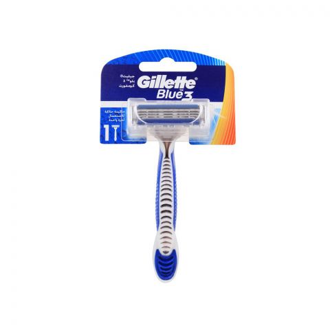 Sakgal syrmak üçin britwa "Gillette Blue 3"
