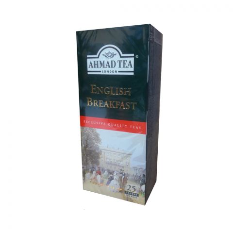 "Ahmad tea" gara çaý English Breakfast 25 sanly
