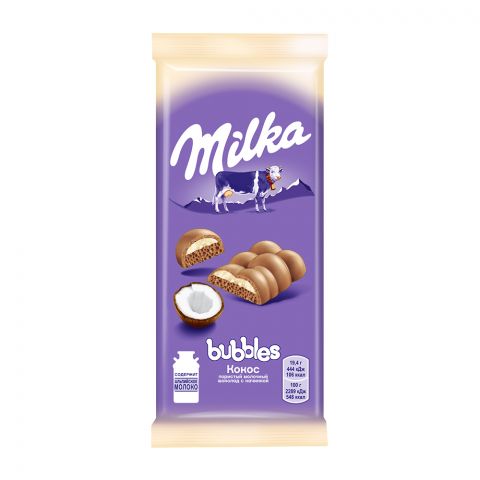 Milka Bubbles gözenekli-kokos huruşly şokolad 92g