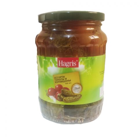 "Hagris" assorti pomidor we kornişony 720ml