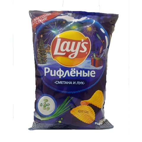 Lay's  gaýmak we sogan tagamly çipsi