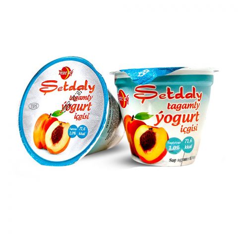 Ýogurt "Täze aý" 1% şetdaly tagamly, 120 g