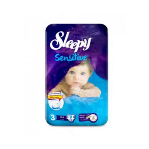 "Sleepy" Sensitive Midi, детские подгузники 9 ш