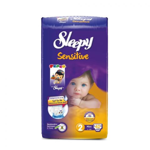 Podguznikler Sleepy Sensitive Mini №2, 3-6 kg, 42 sany