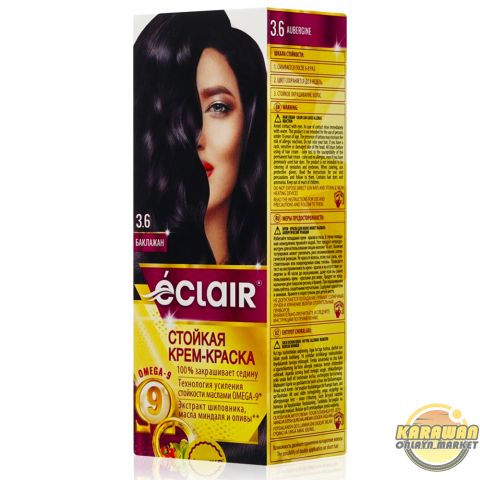 Şaç üçin boýag krem eclair 3.6