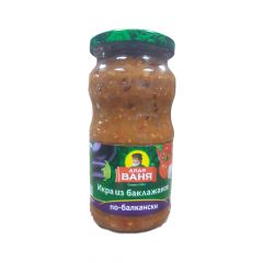 Balkan düzgüninde gaplanan baklajan-ikrasy Daýadýa Wanýa 460g