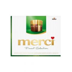 Dürli görnüşli şokoladlar Badamly Merci